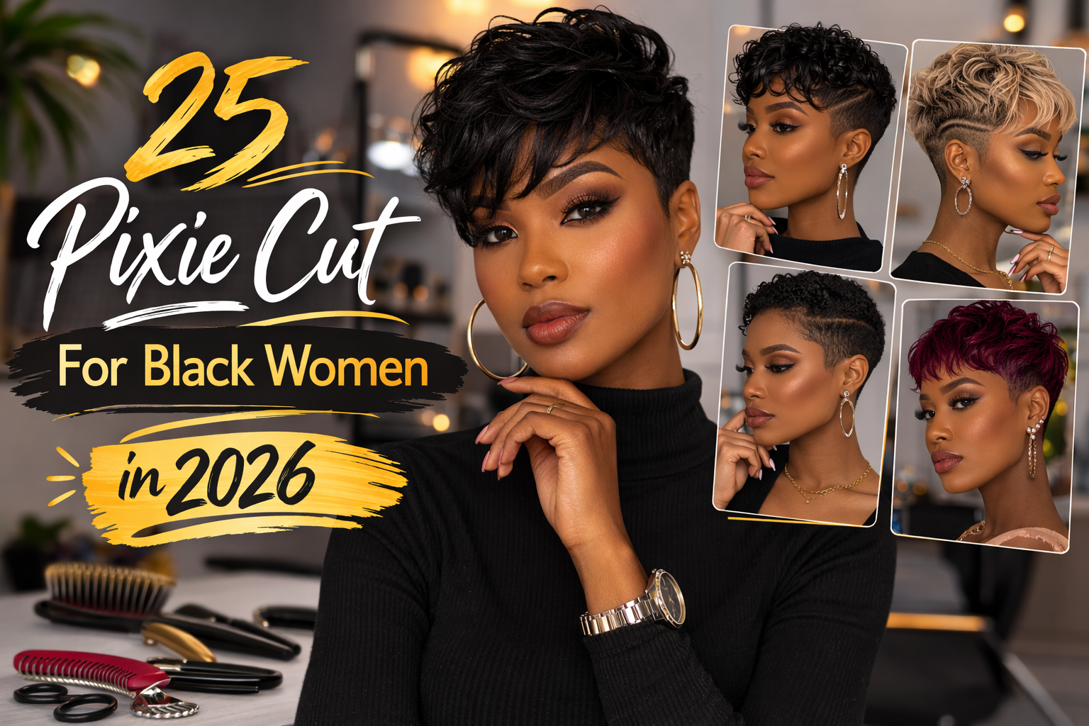 25 Pixie Cut For Black Women in 2026