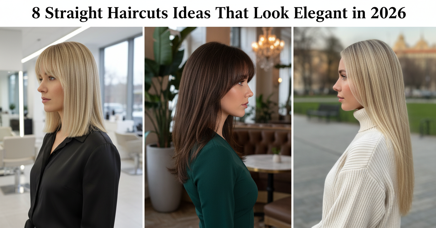 8 Straight Haircuts Ideas That Look Elegant in 2026
