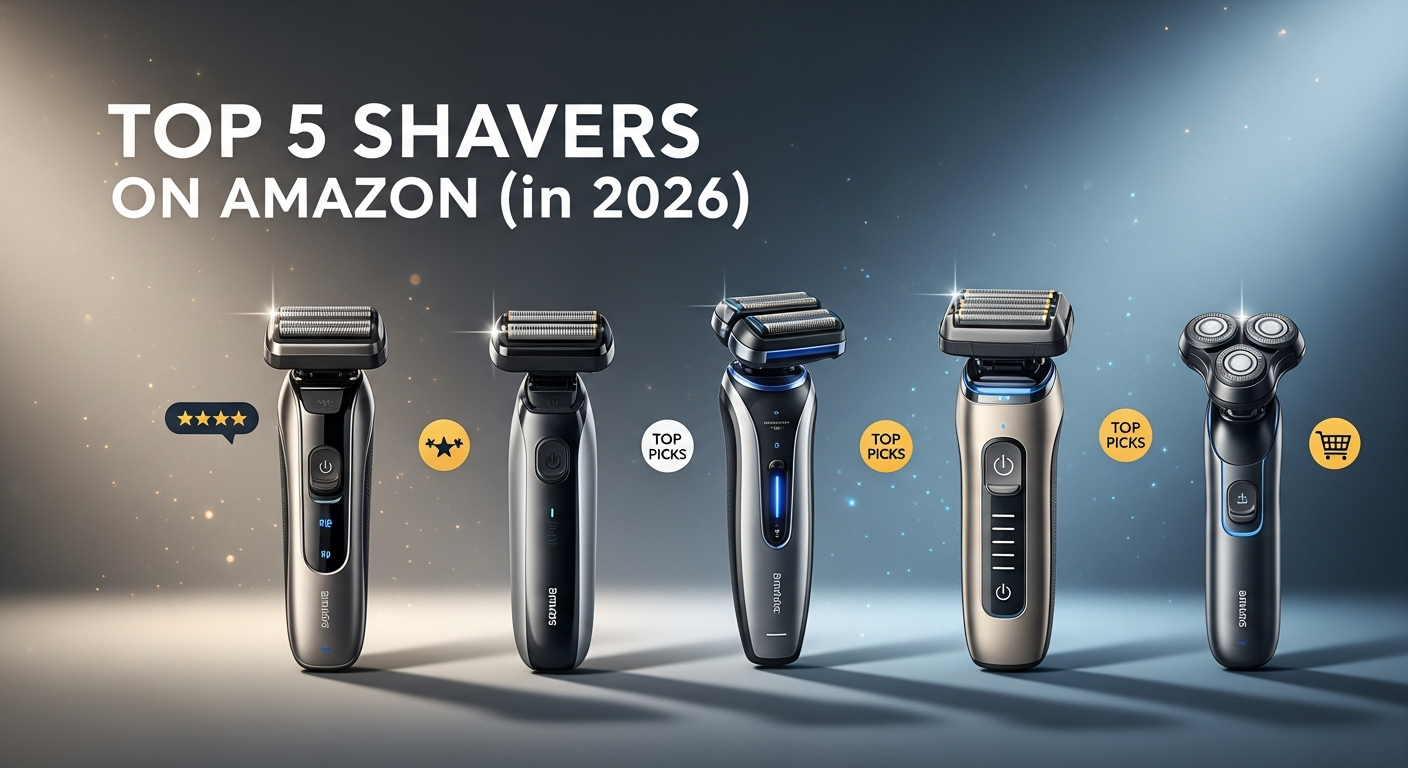Top 5 Shavers on Amazon (in 2026)