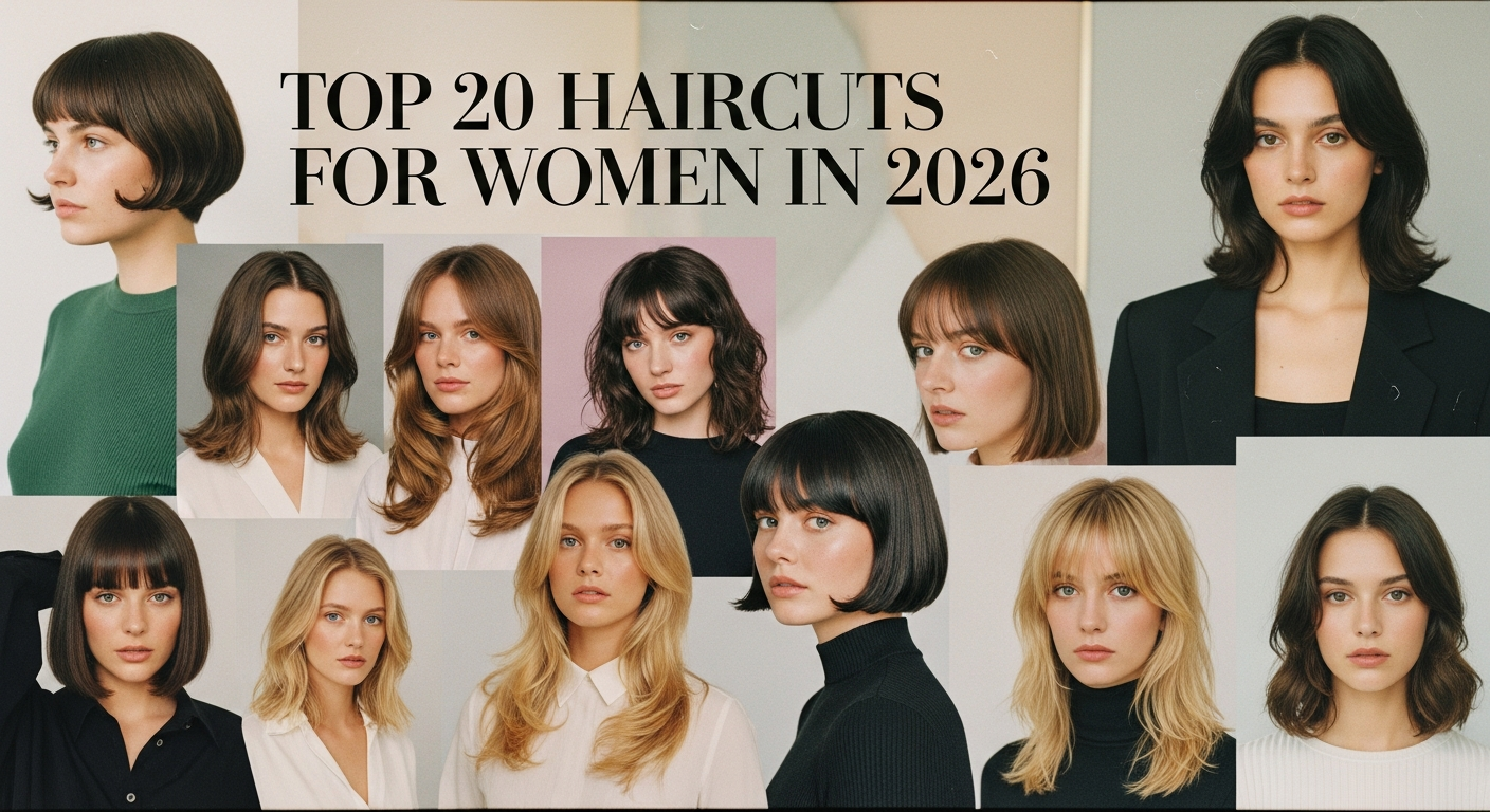 Top 20 Haircuts for Women in 2026