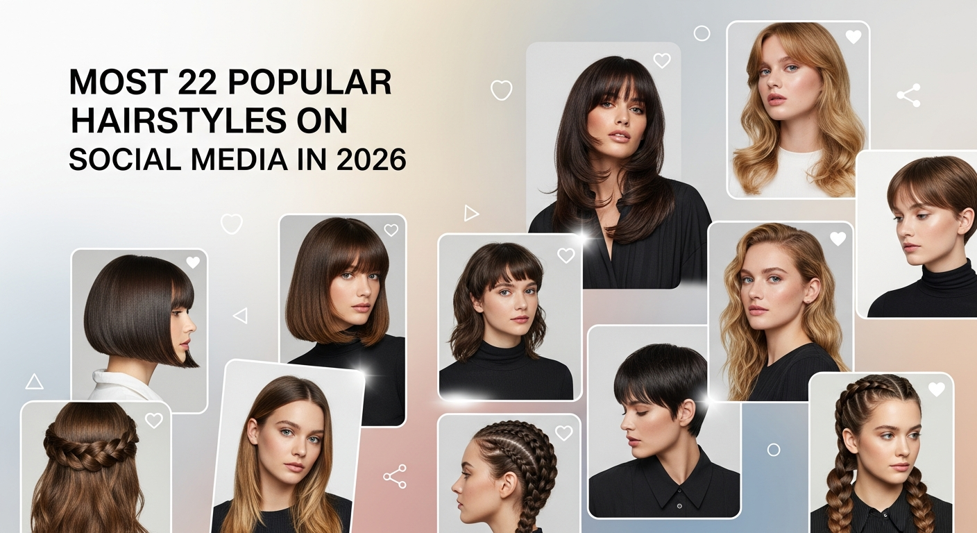 Most 22 Popular Hairstyles on Social Media in 2026